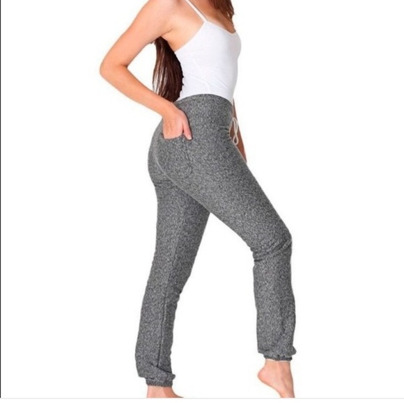 American Apparel Pants - American Apparel Salt and Pepper Gray Joggers